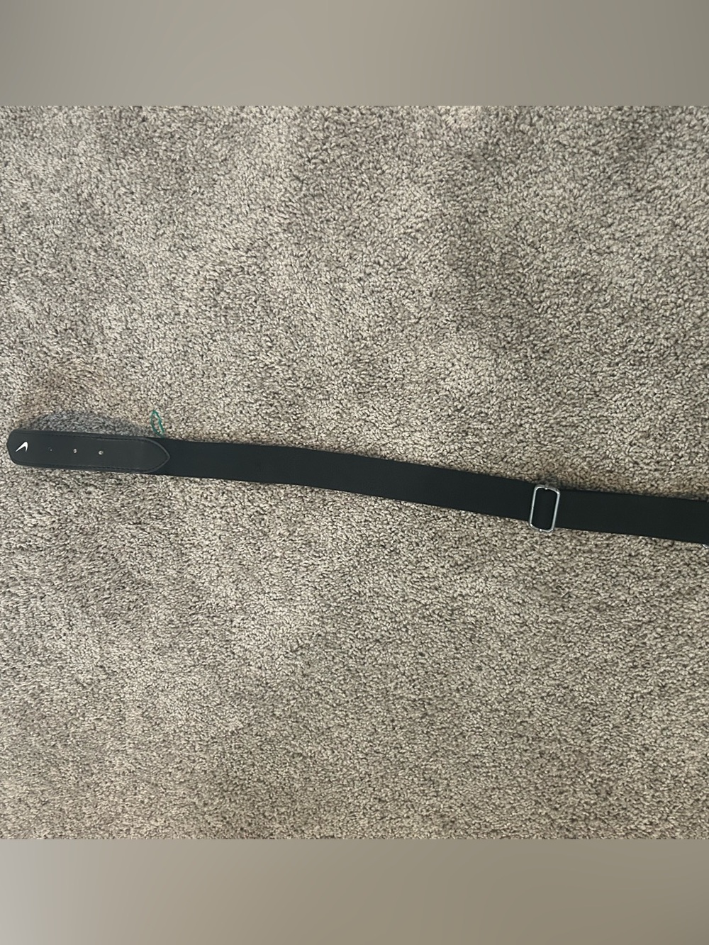 Nike Black Adjustable Kids Belt with Metal Slider